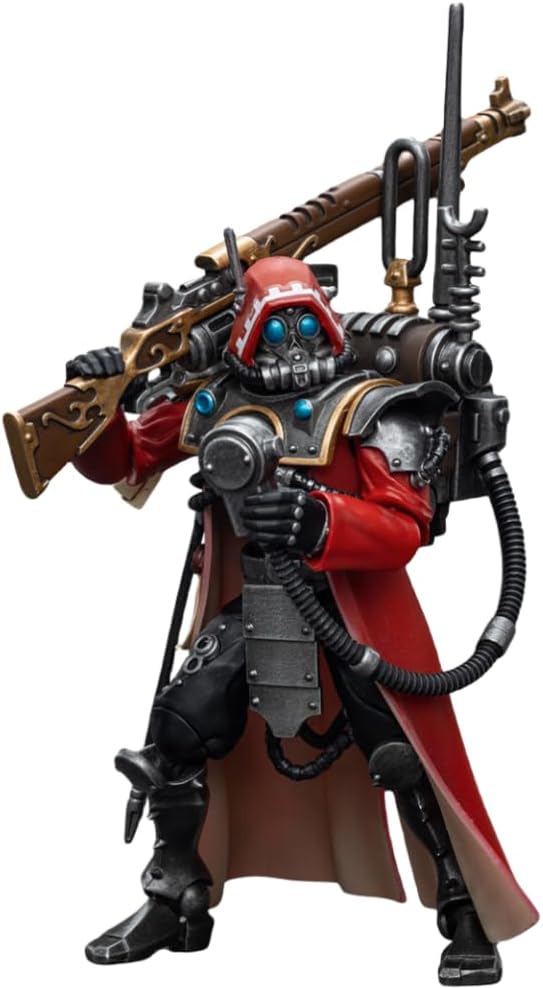 HiPlay JoyToy Warhammer 40K Figura coleccionable Adeptus Mechanicus Skitarii Ranger con figuras de acción a escala 118 JT7868 (Ranger with
