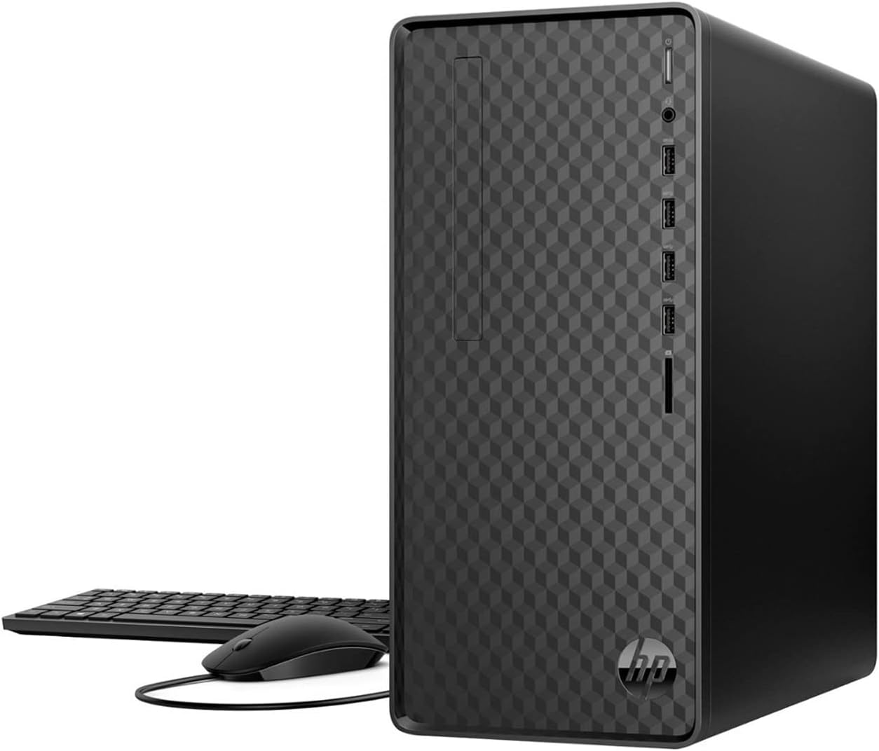 HP Escritorio premium más nuevo, procesador AMD Ryzen 5 5600G, 12 GB de RAM, 512 GB de almacenamiento SSD, Windows 11 Home, rendimiento de alta