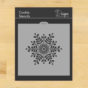Plantilla retro de galletas y manualidades de copo de nieve de Designer Stencils Plantilla retro de galletas y manualidades de copo de nieve de Designer Stencils