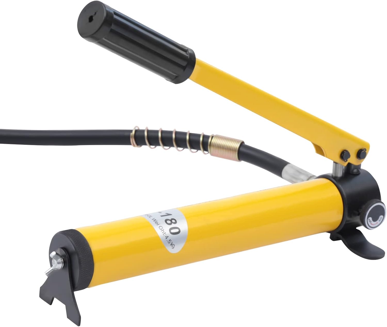 CP-180 Gato de cilindro hidráulico de 2 velocidades – Capacidad 10T, bomba manual operada a mano con paquete de potencia y acoplador