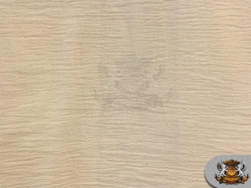 Tela de gasa beige sólido, 52 pulgadas de ancho, vendido por The Yard