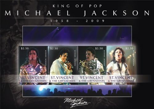 St. Vincent & The Grenadines Sellos de hojas de recuerdo hechos para Michael Jackson