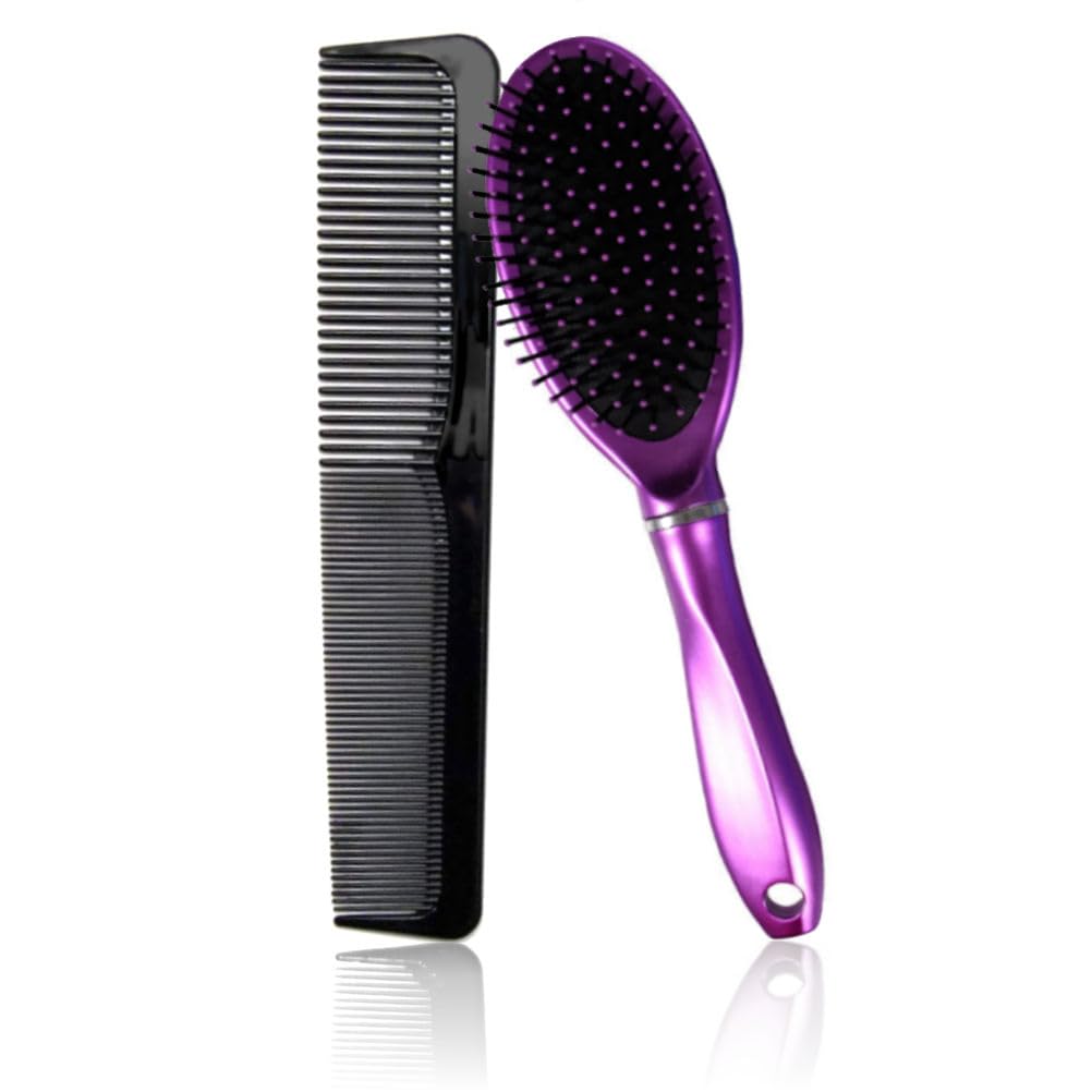 AC215 (cepillo de 1 paleta, 1 peine de aderezo) – Accesorio para el cuidado del cabello en AC-PINK