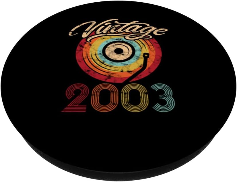 Birthday Vinyl Vintage 2003 Retro Record LP PopSockets Standard PopGrip