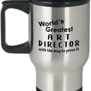 Gifts for Art Director Travel Mug Insulated Coffee Tumbler – Artist Dept Creative Department Team Design Advertising Office Funny Cute Gag Gifts for Art Director Travel Mug Insulated Coffee Tumbler – Artist Dept Creative Department Team Design Advertising Office Funny Cute Gag