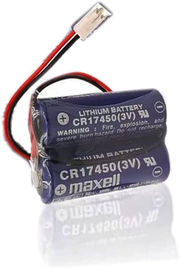 XIAOXX (1 unidad) 2CR17450-2WK27  D80UB016170 3V 2600mAh Batería para Mazak 2CR17450 3V Batería