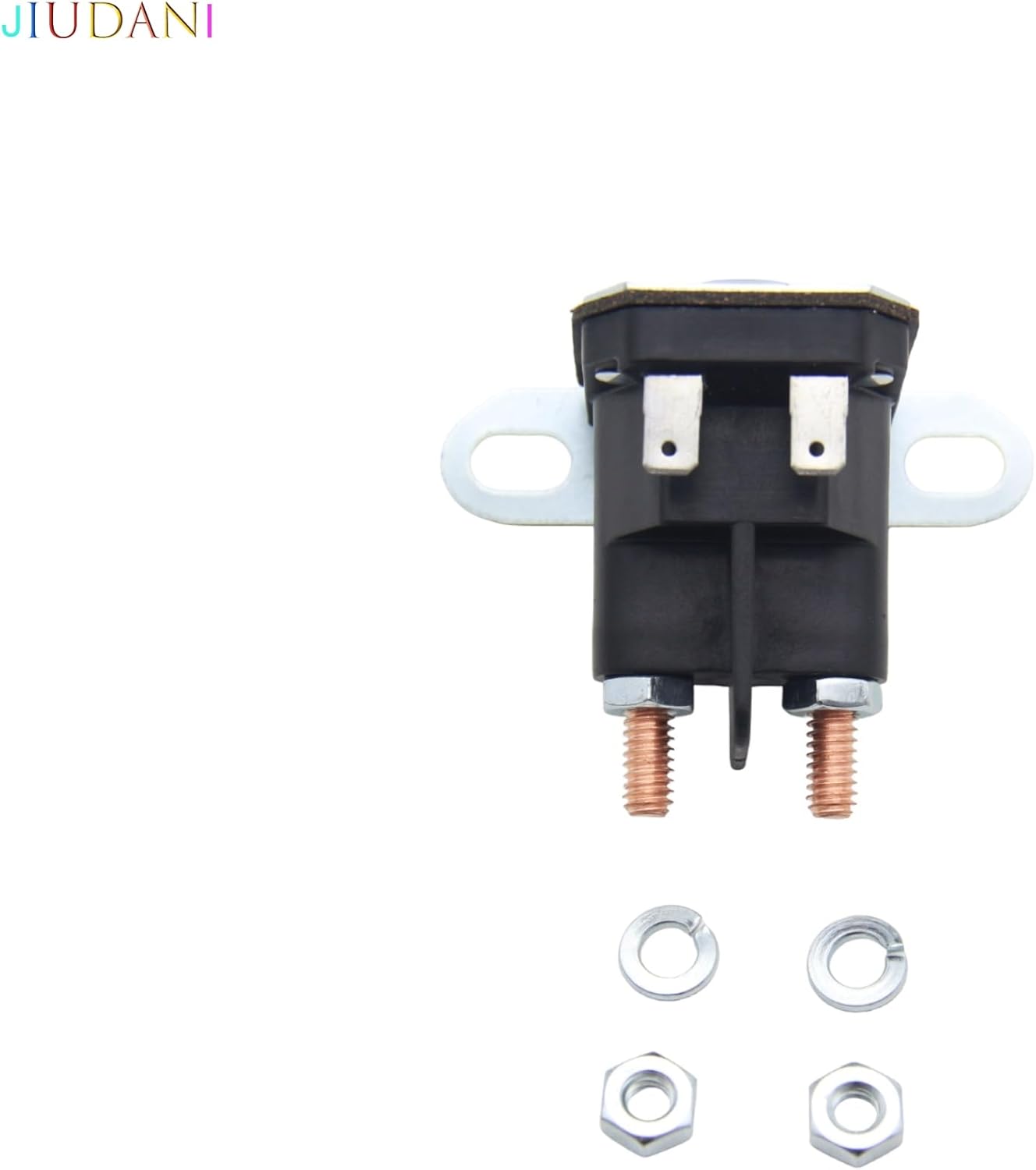 Solenoide de arranque de repuesto de 12 V compatible con tractores de césped John Deere, MTD y Cub Cadet (AM138068 725-04439)