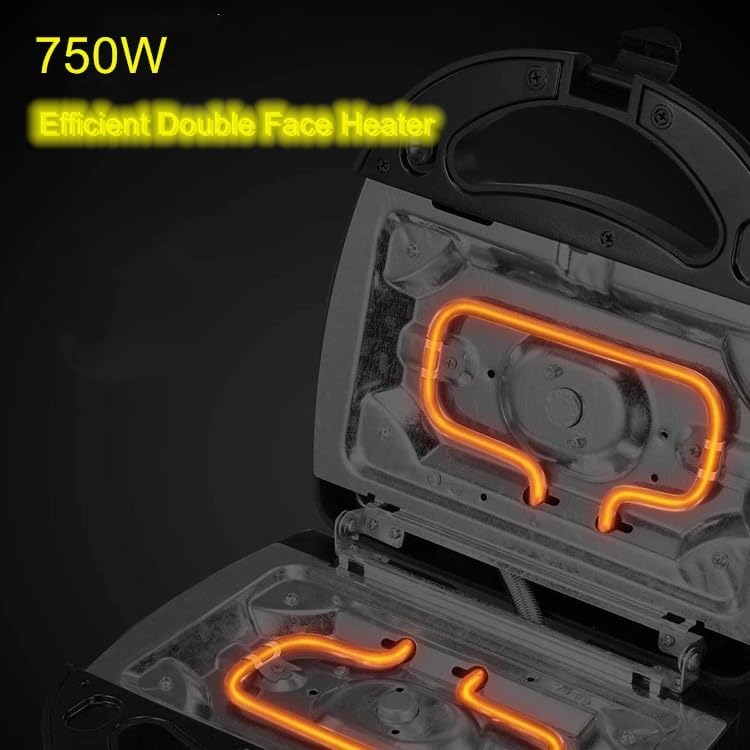 Máquina eléctrica de gofres tipo sándwich 3 en 1, tostadora de postre Panini con 3 platos antiadherentes extraíbles, juego de hierro intercambiable