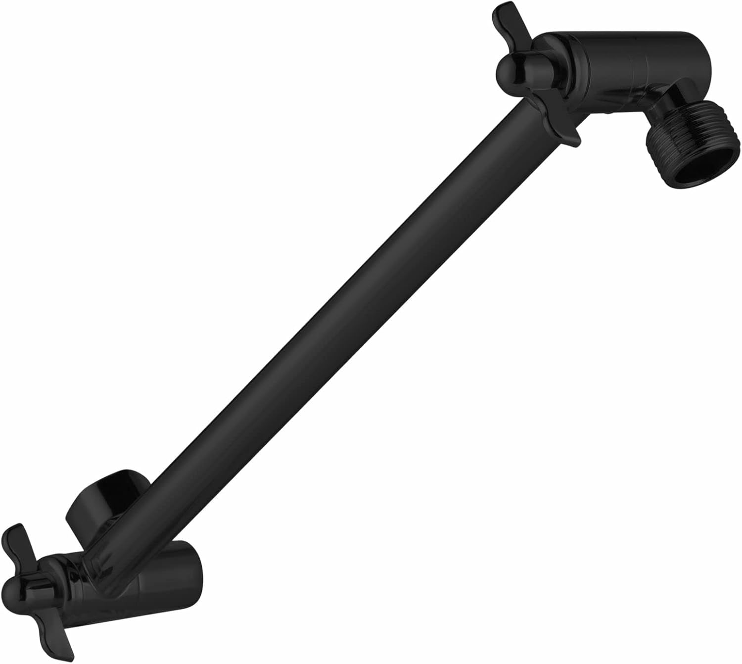 Brazo de extensión de cabezal de ducha, brazo de ducha de latón macizo de 11 pulgadas con conexión universal a cabezales de ducha, fácilmente