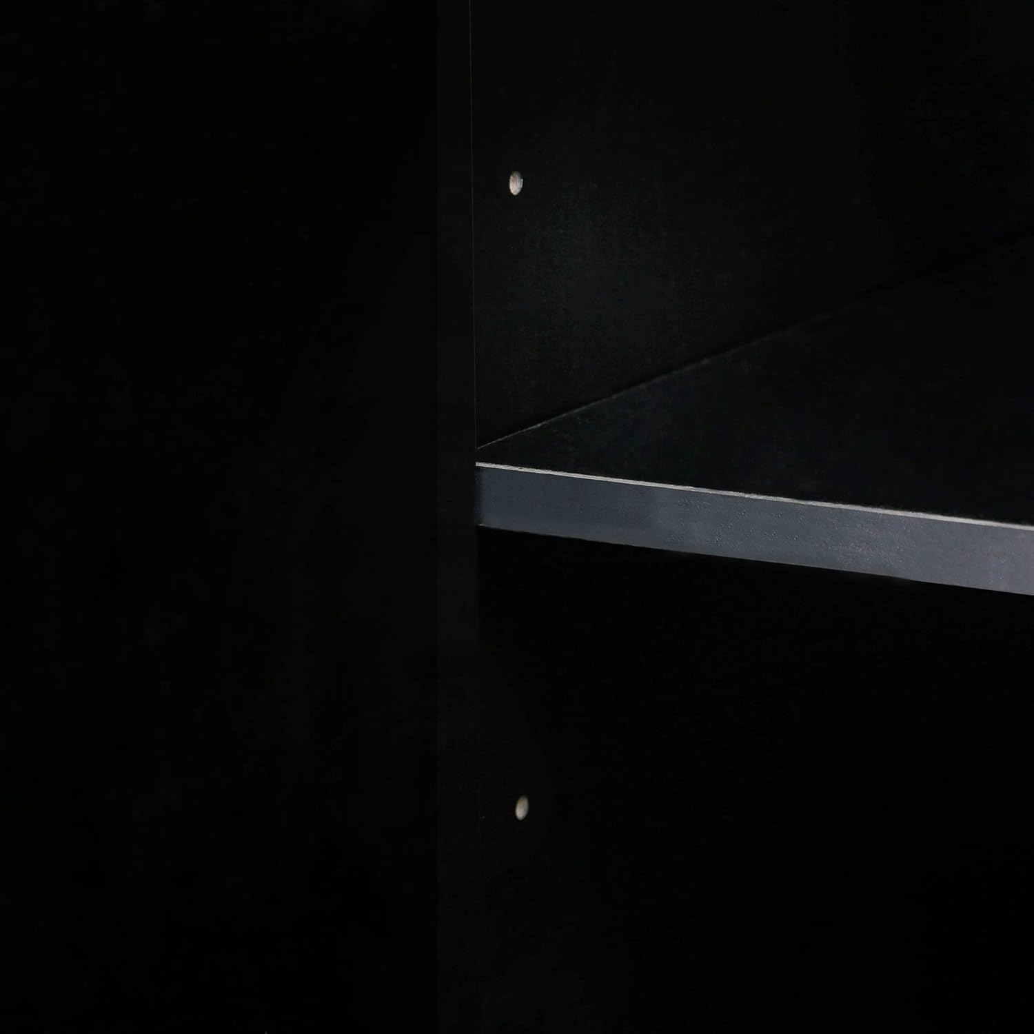 LUMISOL Aparador de cocina con 4 patas de metal dorado, armario de almacenamiento moderno con 3 puertas de línea recta y estante ajustable para sala