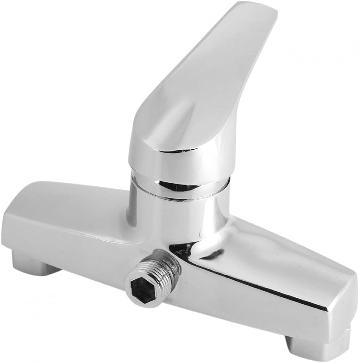 Grifo de baño Grifo de ducha de mezcla caliente y fría, aleación de zinc, grifo de baño de una sola manija, grifo montado en la pared de la válvula