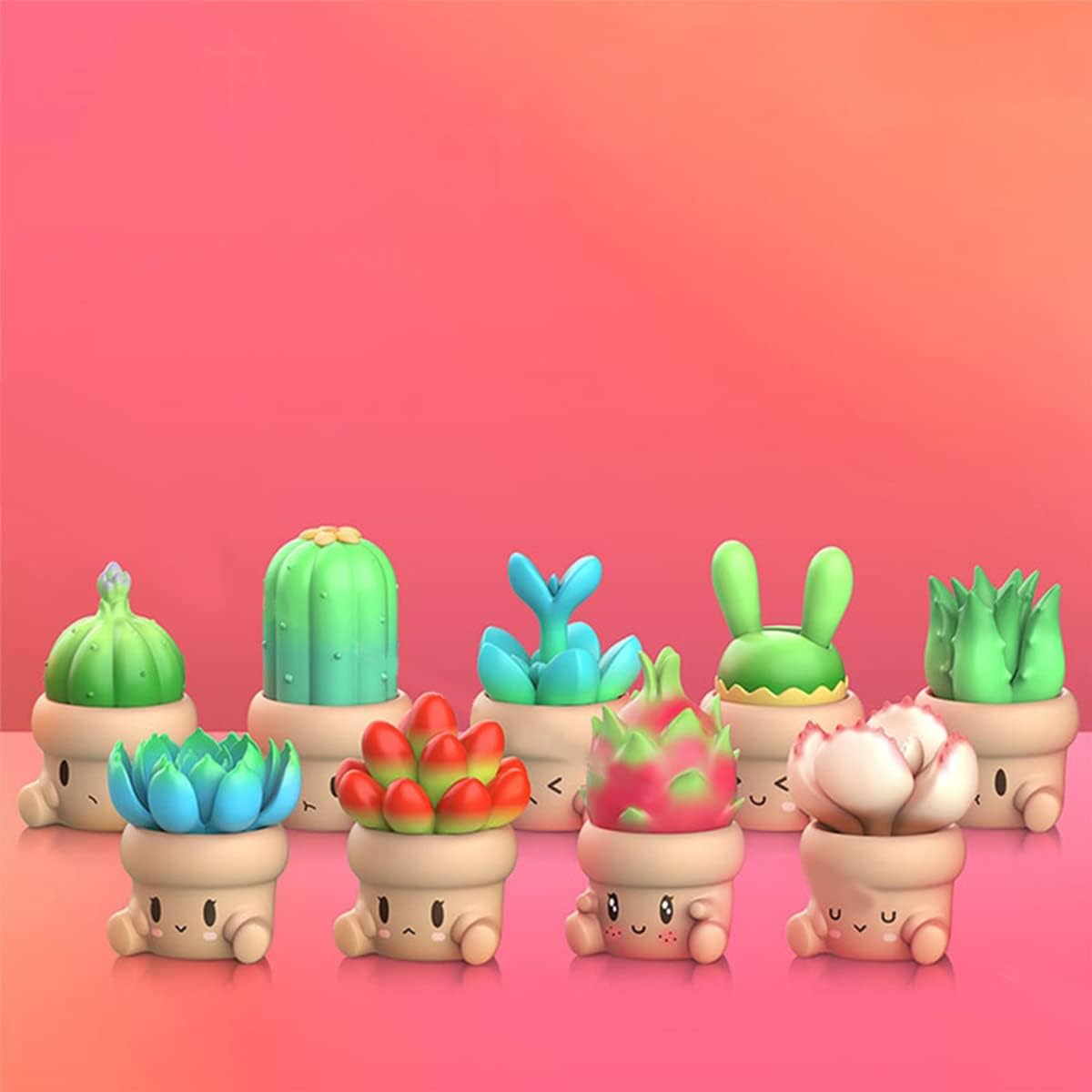 Hugging Succulents Series – Caja ciega de juguetes para niñas, figuras lindas, modelo de acción, caja misteriosa, regalo de cumpleaños, bolsa ciega