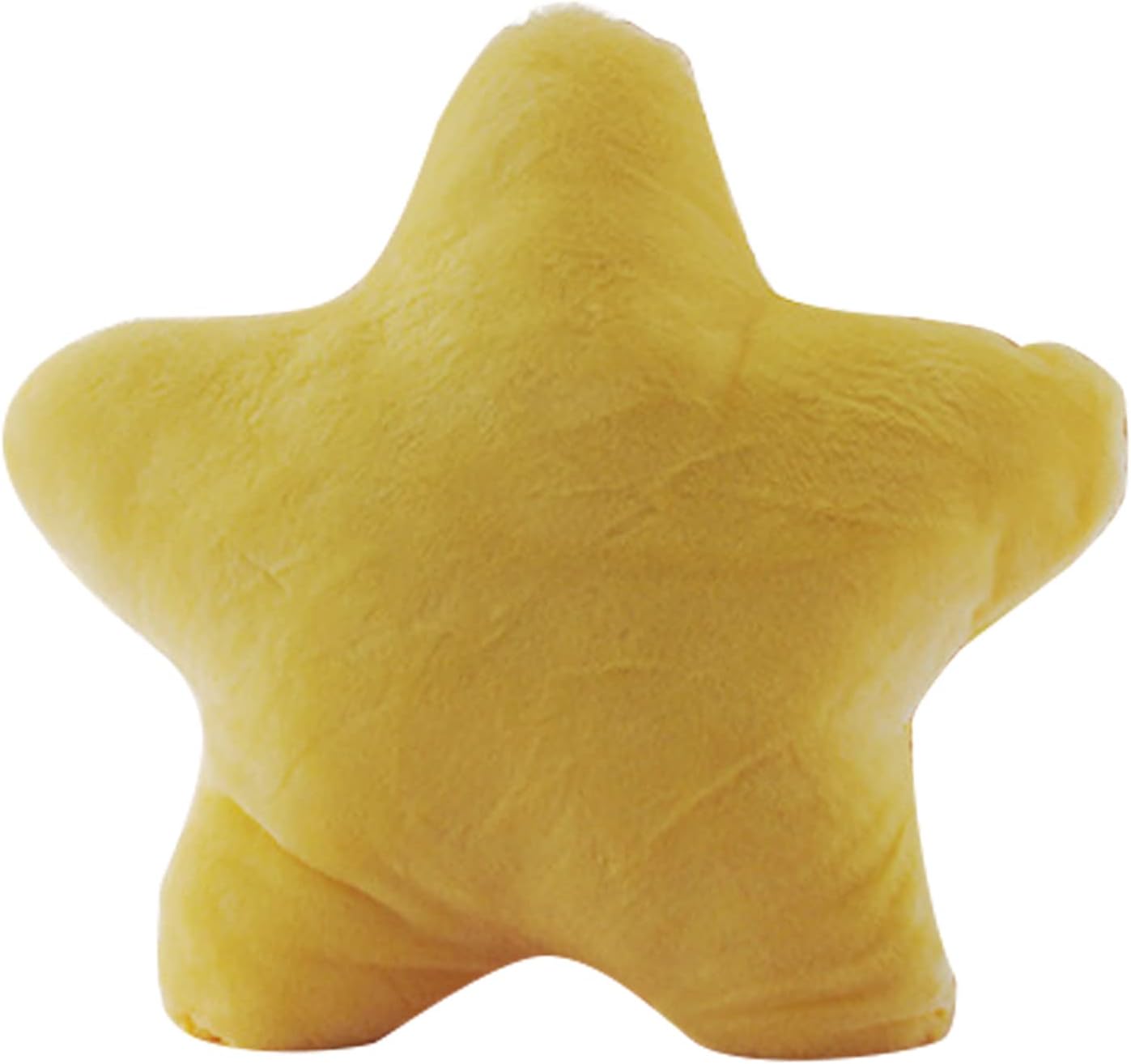 Almohada de estrella de felpa suave en forma de estrella, cojín relleno de juguete, amarillo, 15.7 pulgadas