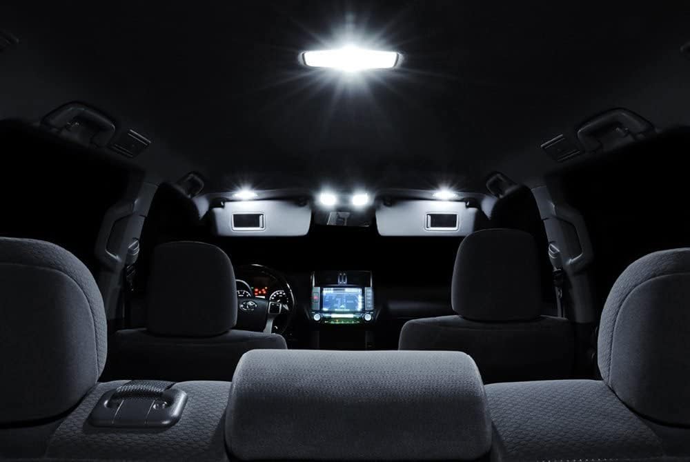 XtremeVision LED interior para Nissan Frontier 2005-2015 (5 piezas) kit de LED interior blanco puro + herramienta de instalación