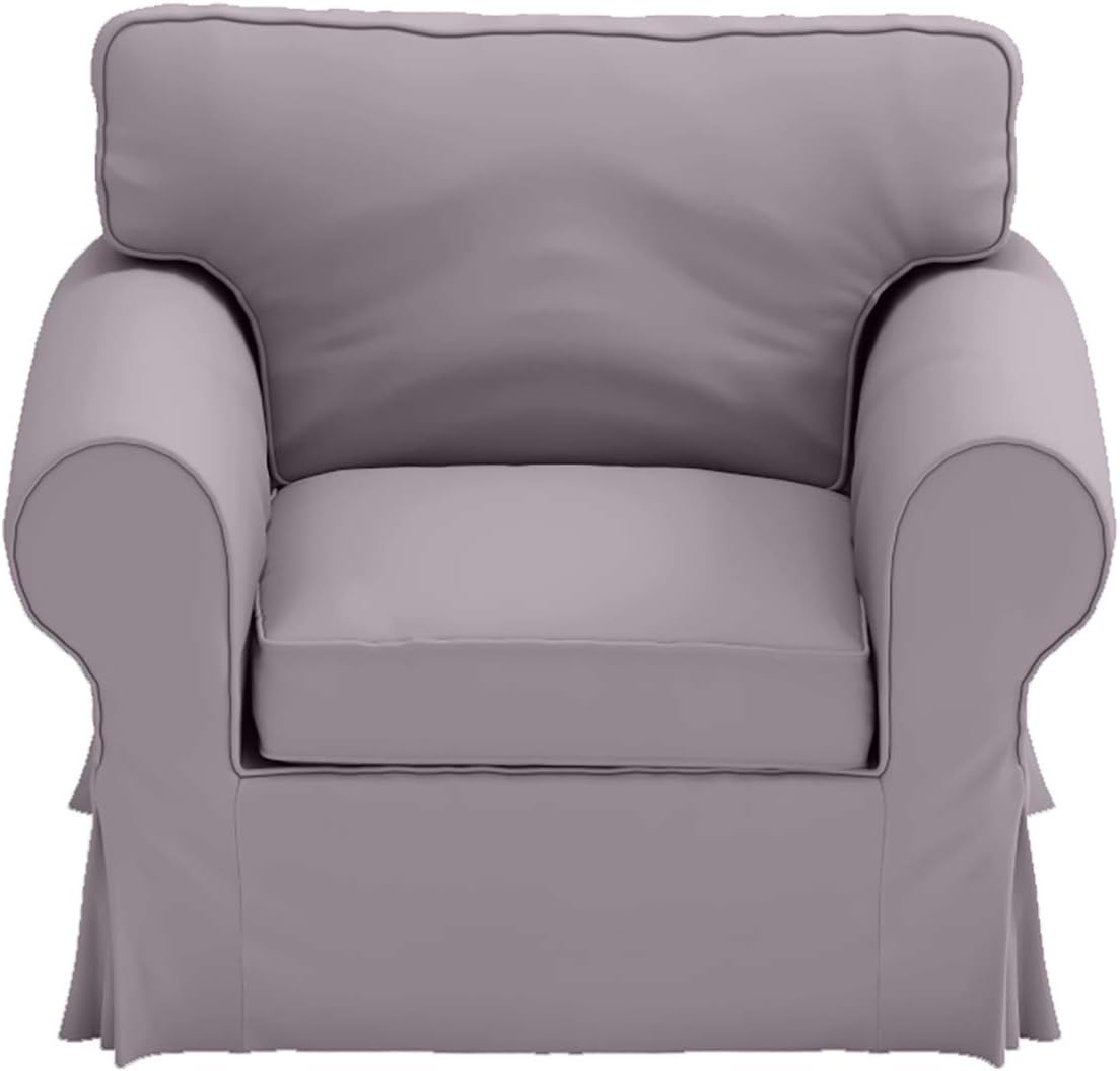 El repuesto de la funda de sofá está hecho a medida para el sillón de sofá IKEA Ektorp. Solo la funda. Funda de repuesto Ektorp (silla, poliéster