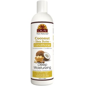 OKAY  Acondicionador de coco y manteca de karité  Para todo tipo de cabello y texturas  Fortifica – Fortalece – Revitaliza  Con aceite de oliva, OKAY  Acondicionador de coco y manteca de karité  Para todo tipo de cabello y texturas  Fortifica – Fortalece – Revitaliza  Con aceite de oliva,