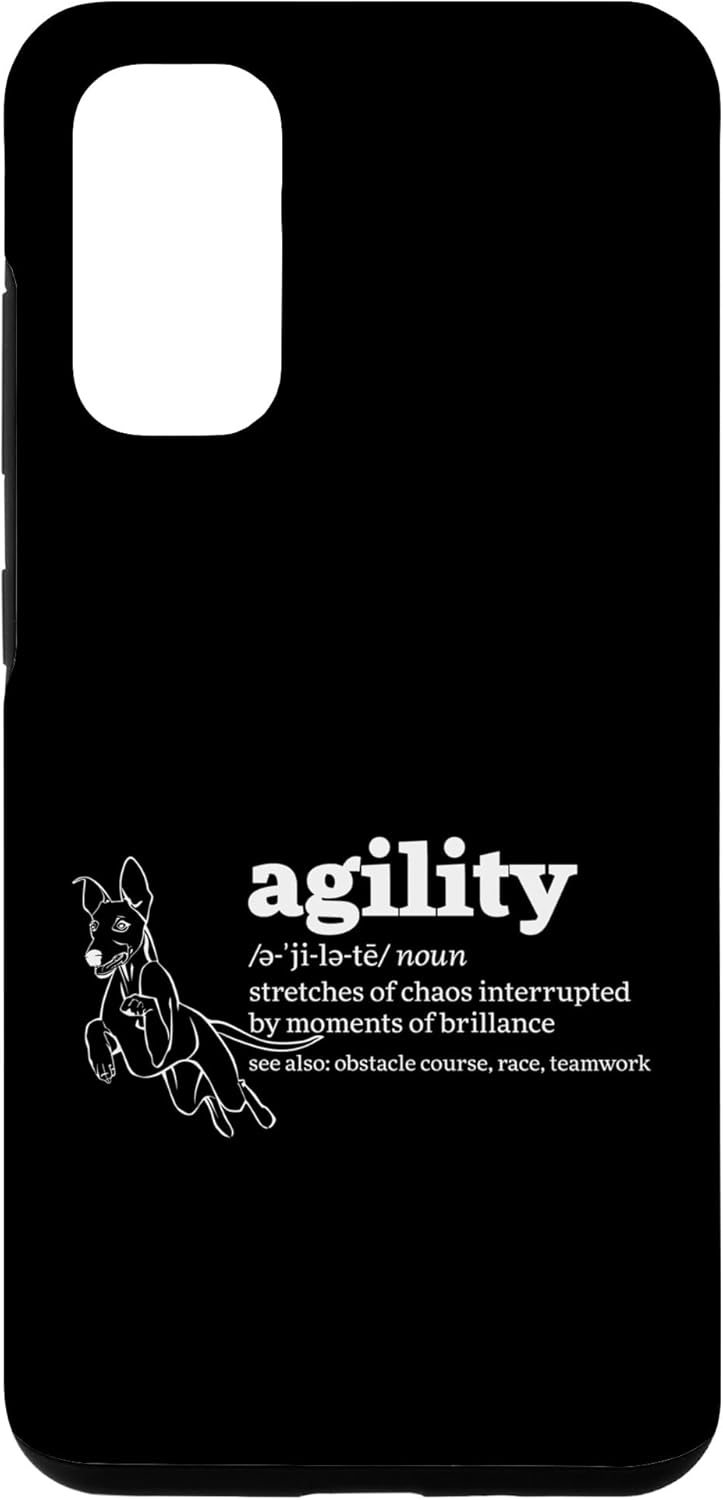 Galaxy S20 Agility Definition Fun Dog Pet Owner for Agility Sports Gift Case