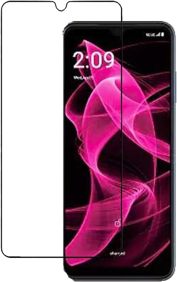 Paquete de 2 protectores de pantalla de vidrio templado Frontier Protector protector para T-Mobile Revvl 6X 5G 2023
