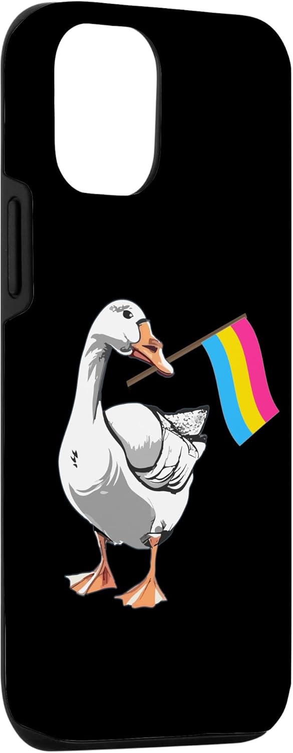 Funda para iPhone 13 Pro Pansexual Goose Bi Pride Flag Bi Pride Parade Flag LGBTQ