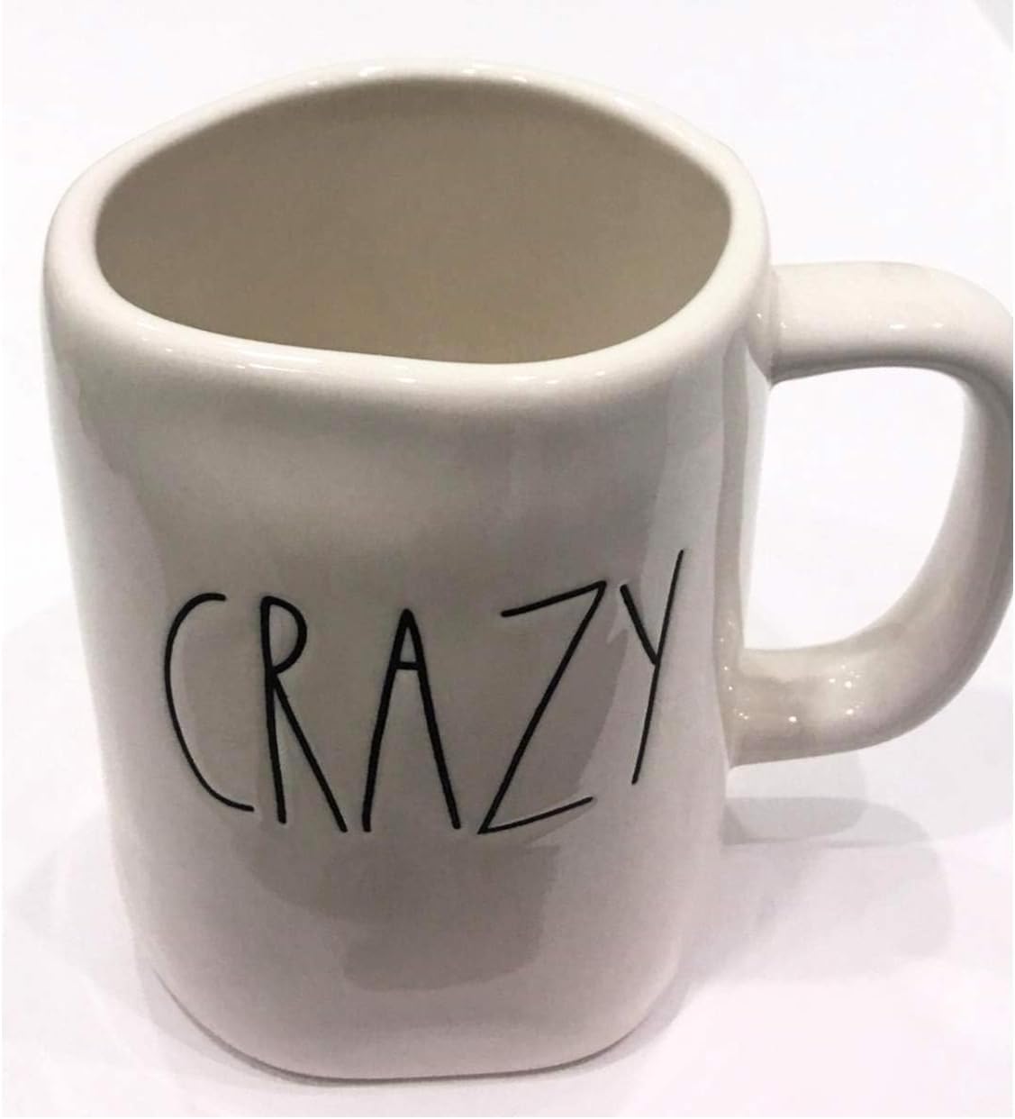 Rae Dunn by Magenta Taza de café de cerámica CRAZY