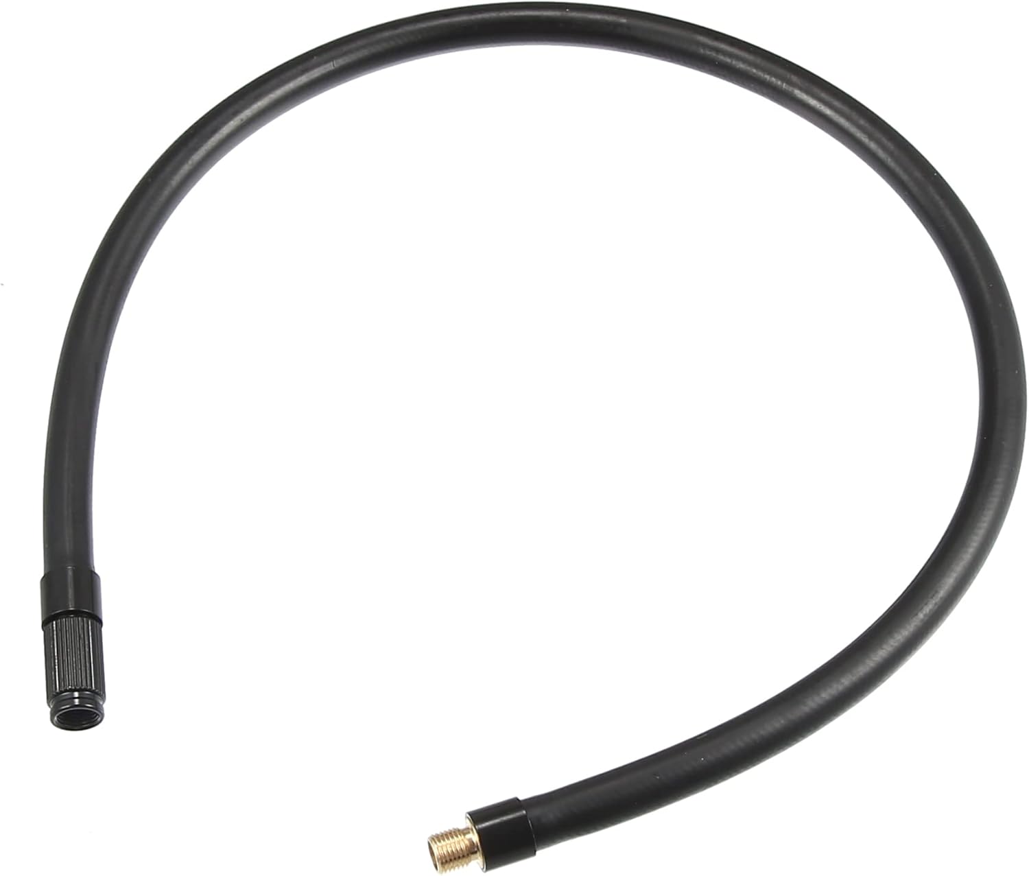 X AUTOHAUX Manguera de extensión de inflador de neumáticos roscados de 19.7 in, adaptador de mandril de manguera de bomba de aire, tubo de conexión