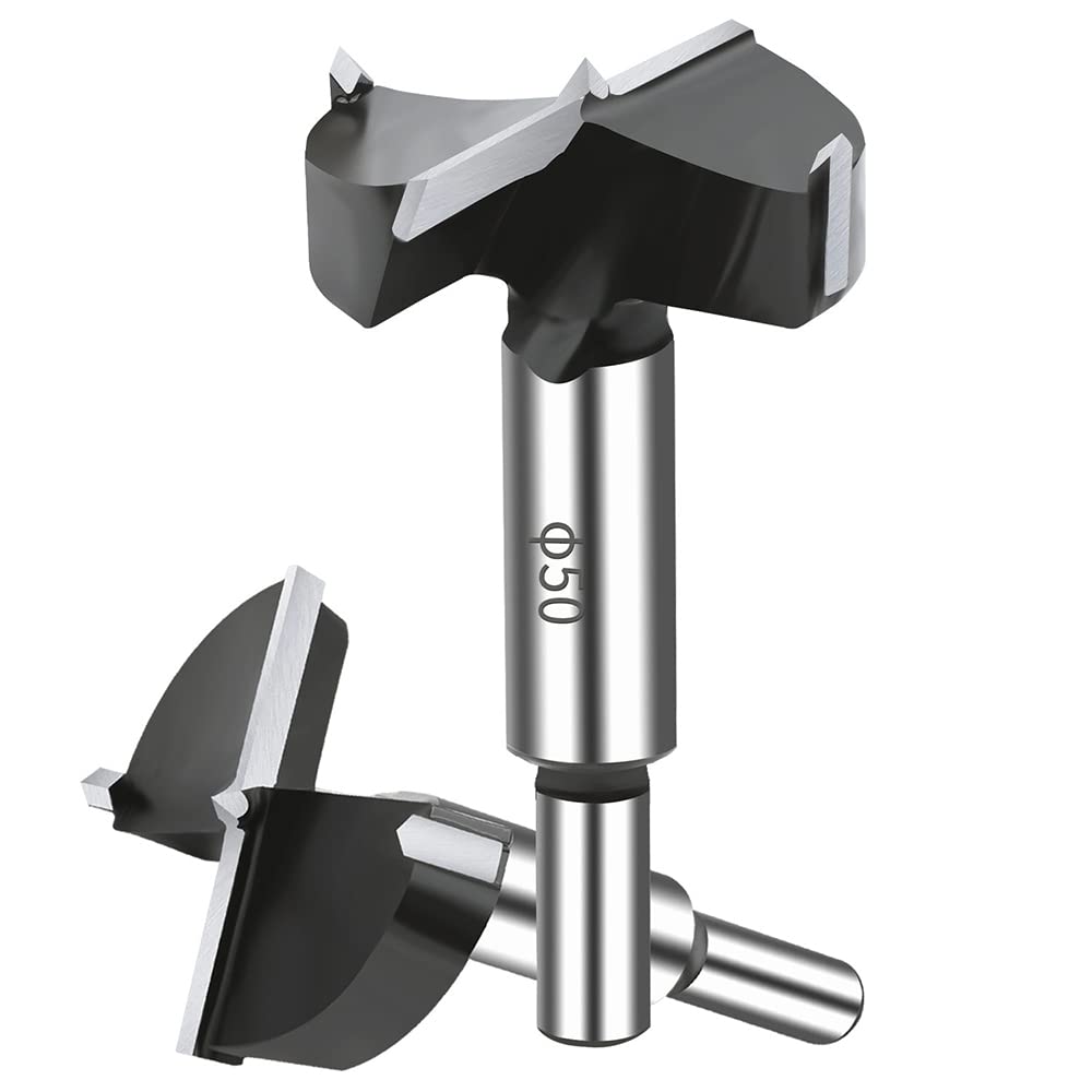 Broca Forstner de carburo de 1-38 pulgadas, broca Forstner con punta de carburo para madera dura, broca de perforación de madera, kits de