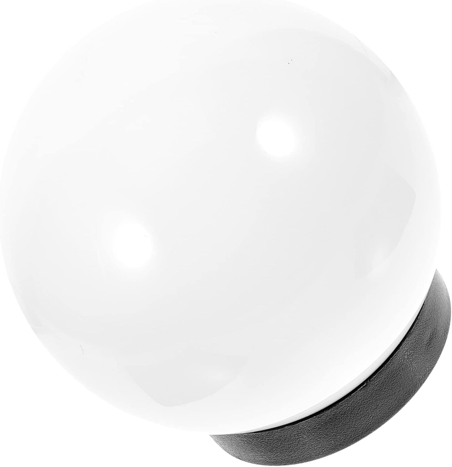 DOITOOL Pantalla redonda de globo 2 piezas bombillas bombillas de luz de piso pantalla de luz de repuesto de plástico poste de lámpara de repuesto