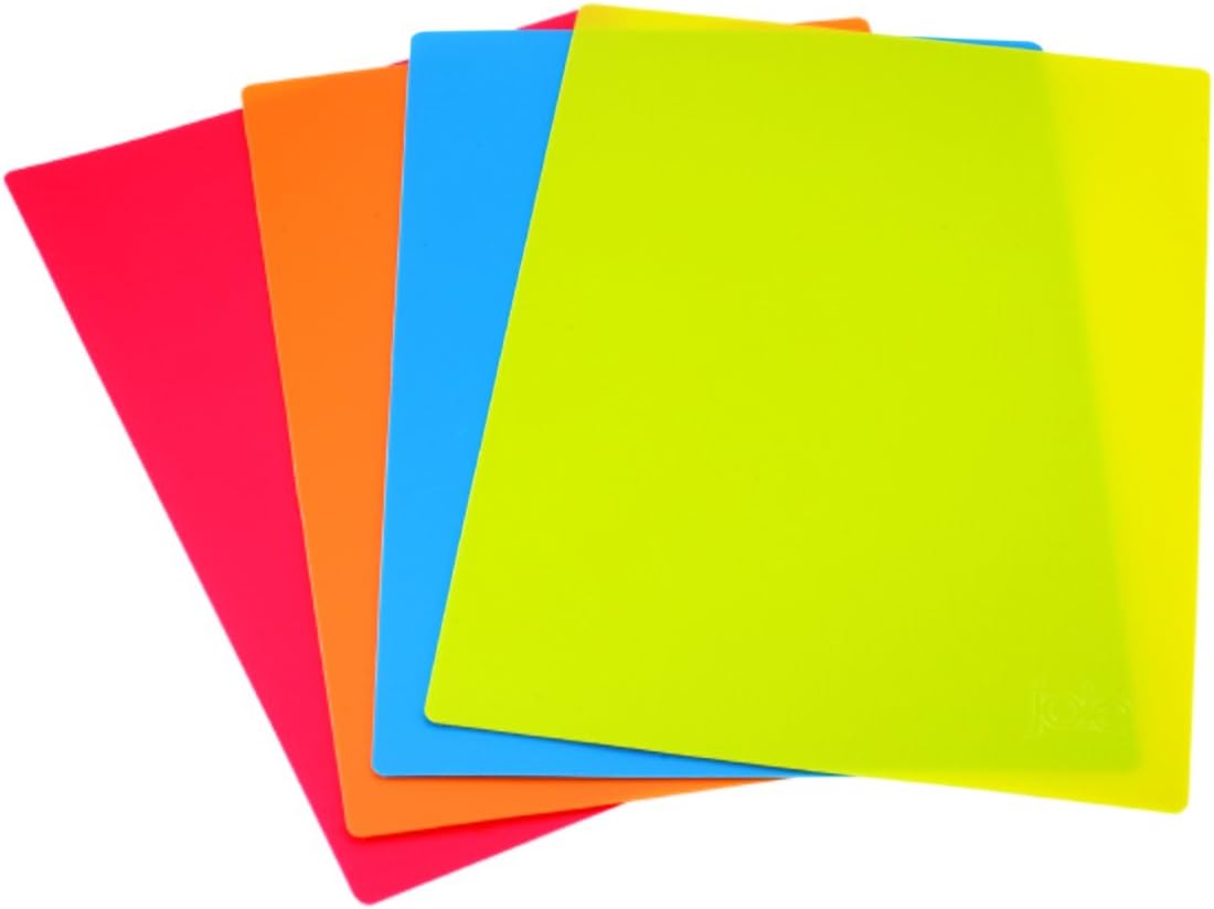 Joie Alfombrillas de corte flexibles codificadas por colores (paquete de 4), multicolor