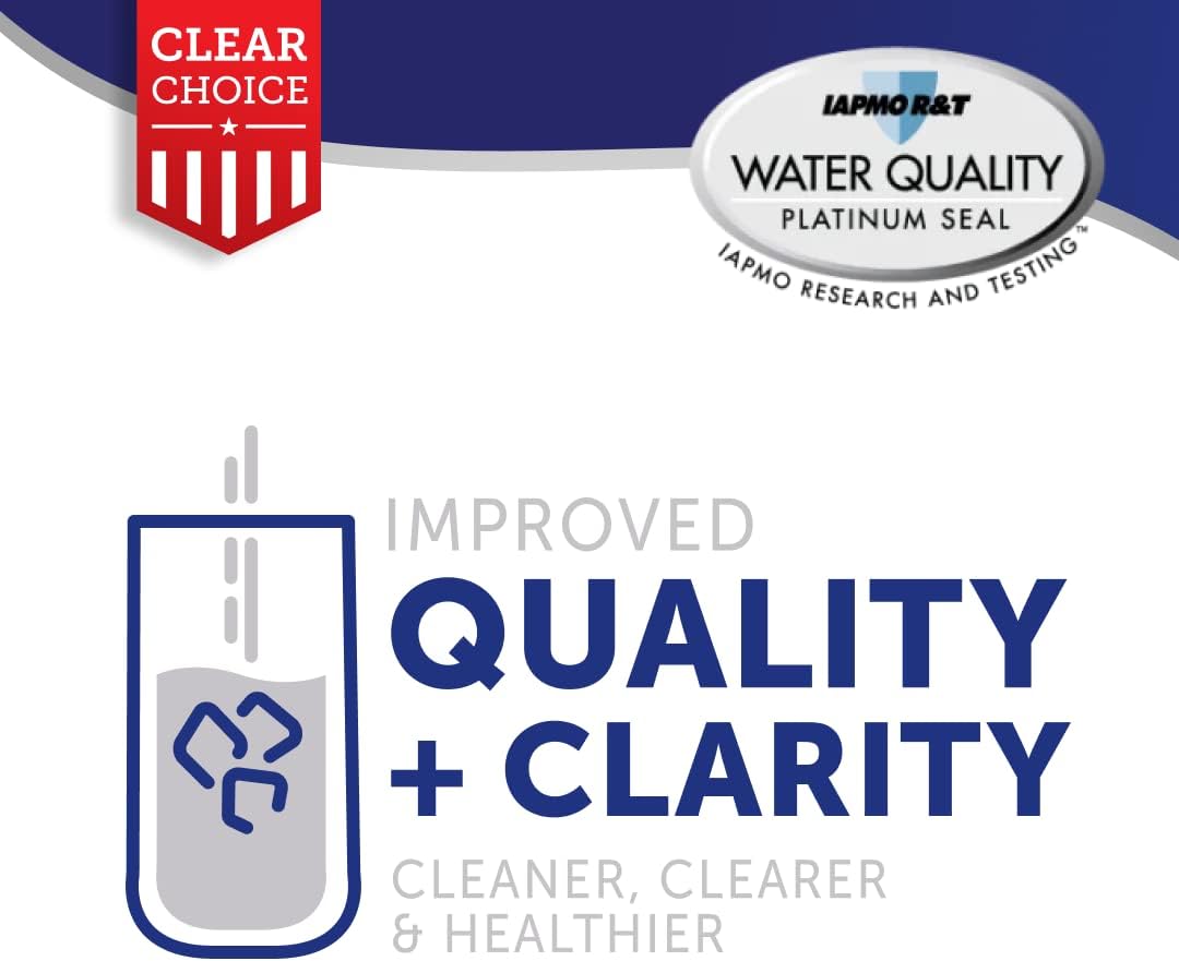 Clear Choice – Filtro de sabor de repuesto para filtro Whirlpool UKF8001 WF50 compatible con EDR4RXD1 EFF-6013A FILTER4A FILTER4 Filtro de agua para