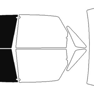 Película precortada frontal de dos puertas para ventanas, película tintada para automóviles, protección solar, privacidad, anti roturas, vidrio Película precortada frontal de dos puertas para ventanas, película tintada para automóviles, protección solar, privacidad, anti roturas, vidrio