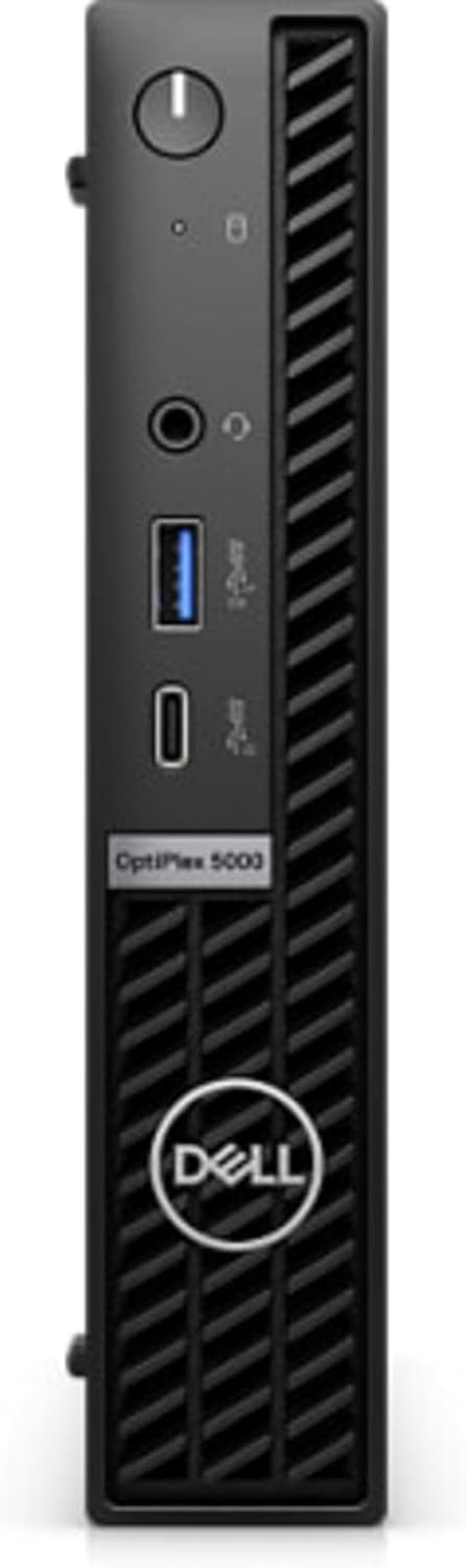 Dell Optiplex 5000 5000 Micro Tower – Torre de computadora de escritorio (2022)  Core i5 – Disco duro SSD de 256 GB – 8 GB de RAM  6 núcleos a 3.9