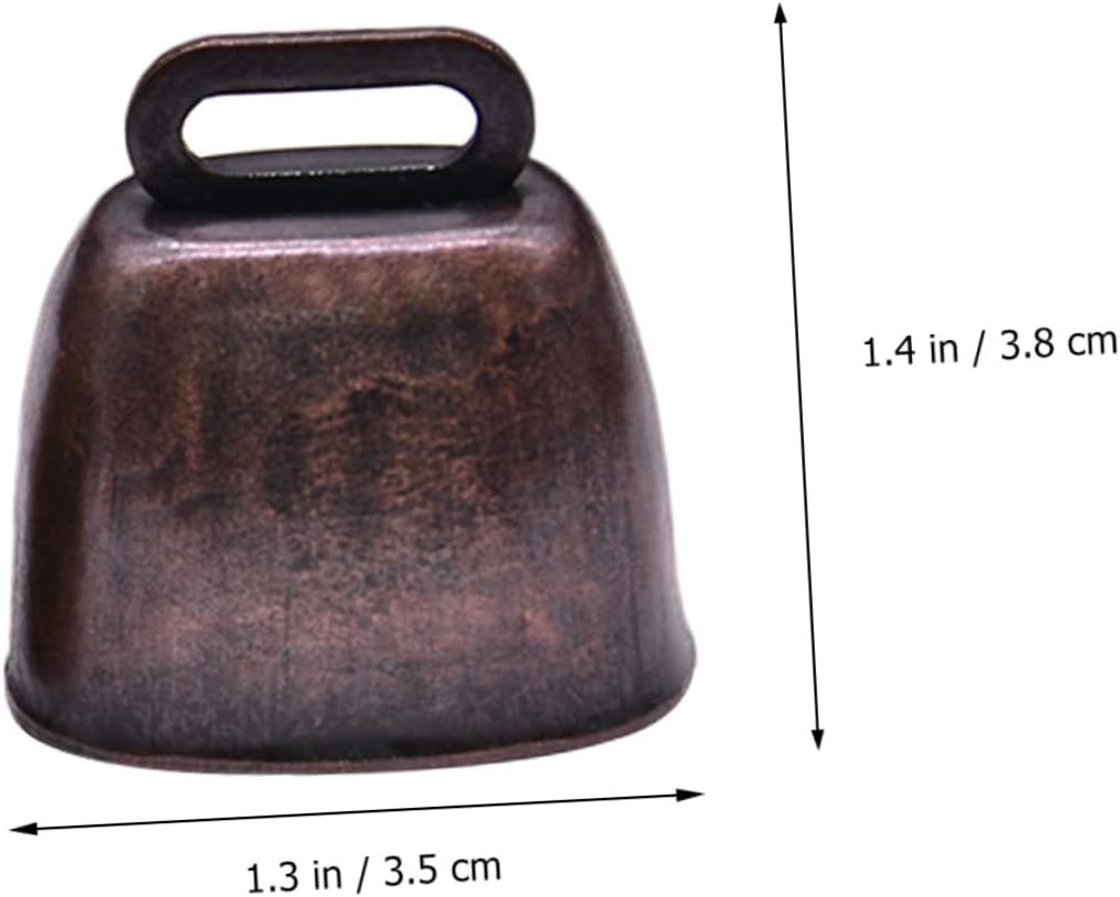 IMIKEYA 2pcs Retro Ling Mini Campanillas de viento Mini Animales Mini Campanas de Artesanía Antigua Campana Pequeña Cascabel Perro Campanas de