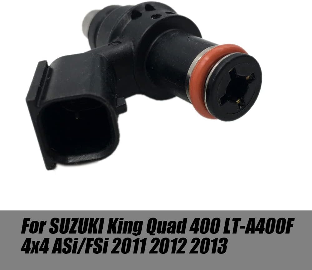 Huayicarbpart – Conjunto de inyector de combustible ATV compatible con SUZUKI King Quad 400 LT-A400F 4×4 ASiFSi 2011 2012 15710-21H00 2013