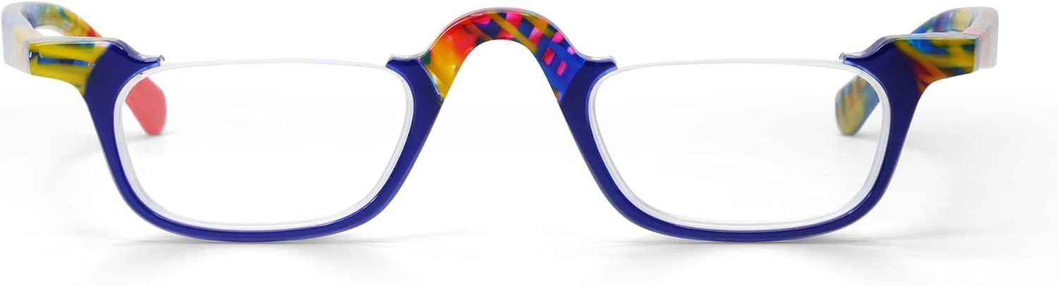 eyebobs – Untamed  Gafas de lectura prémium para hombres y mujeres  Monturas de medio borde para caras promedio  Disponible en 0.0x – 4.0x