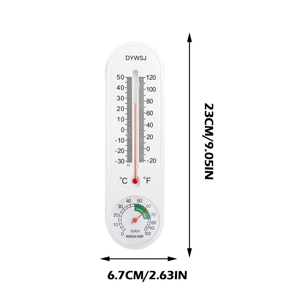 Termómetro higrómetro interiorexterior,Monitor de humedad interior Medidor de humedad de temperatura,Medidor de humedad inalámbrico,para
