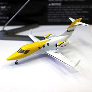 Ebbro para Hondajet Private Business Jet Yellow 1144 fundido a presión Avión Modelo Avión Ebbro para Hondajet Private Business Jet Yellow 1144 fundido a presión Avión Modelo Avión