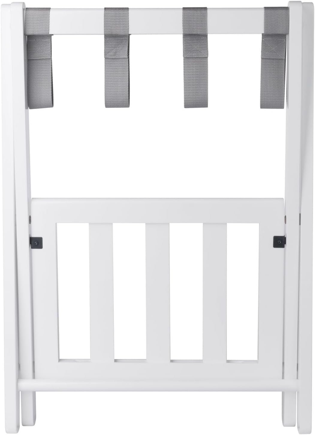 Winsome Portaequipajes Raya con estante en acabado blanco