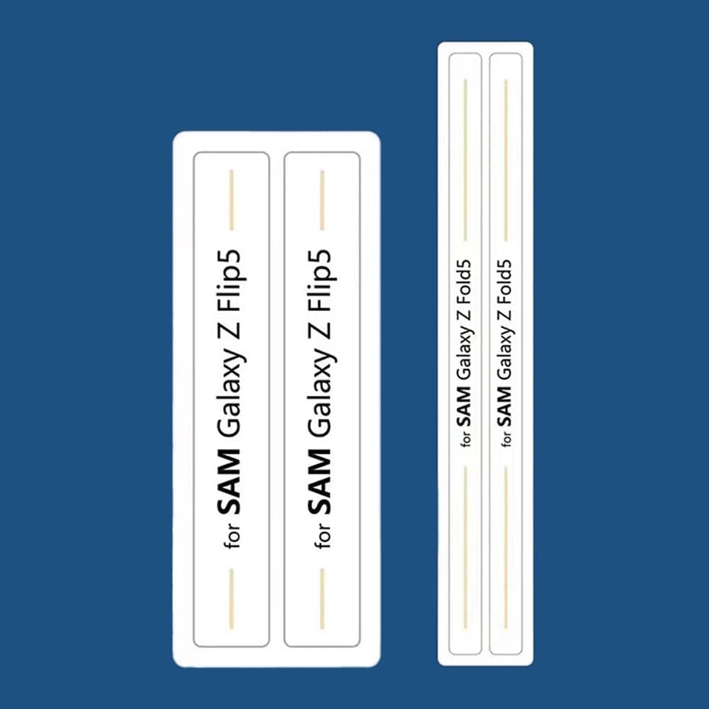 Paquete de 2 protectores de pantalla para Galaxy Z Fold 5 Flip 5 Flip 5, película protectora transparente antiarañazos para bisagra autorreparable