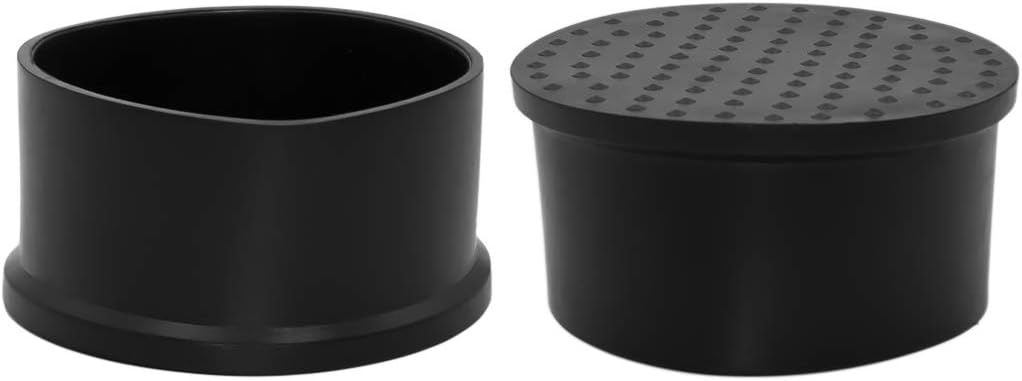 Flyshop 8 tapas grandes de PVC para patas de silla, protectores de suelo redondos para patas de silla, 2 pulgadas, 1.969 in