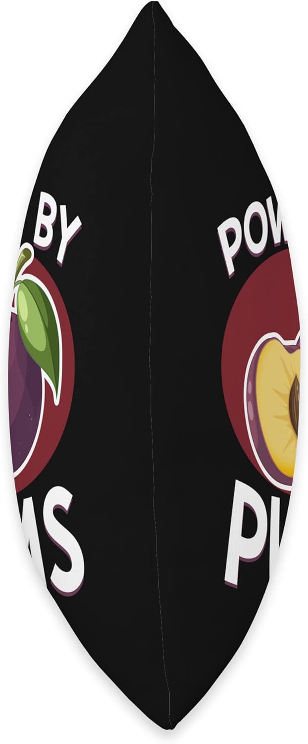 Powered Fresh Fruits Plum Throw Pillow, 18×18, Multicolor