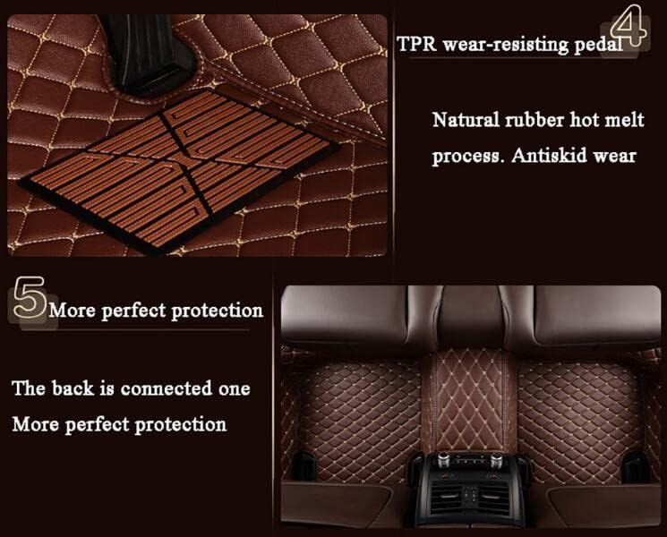 Alfombrillas de cuero de ajuste personalizado para automóvil, actualiza el interior de tu automóvil con forros de suelo específicos para vehículos,