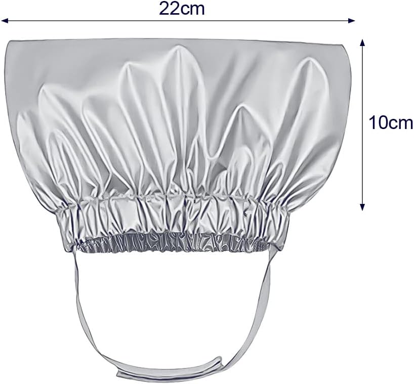 Gorro de ducha para mascotas, gorro de baño para mascotas con correa ajustable, cubiertas para orejas de gatos, reutilizables, para gatos y perros