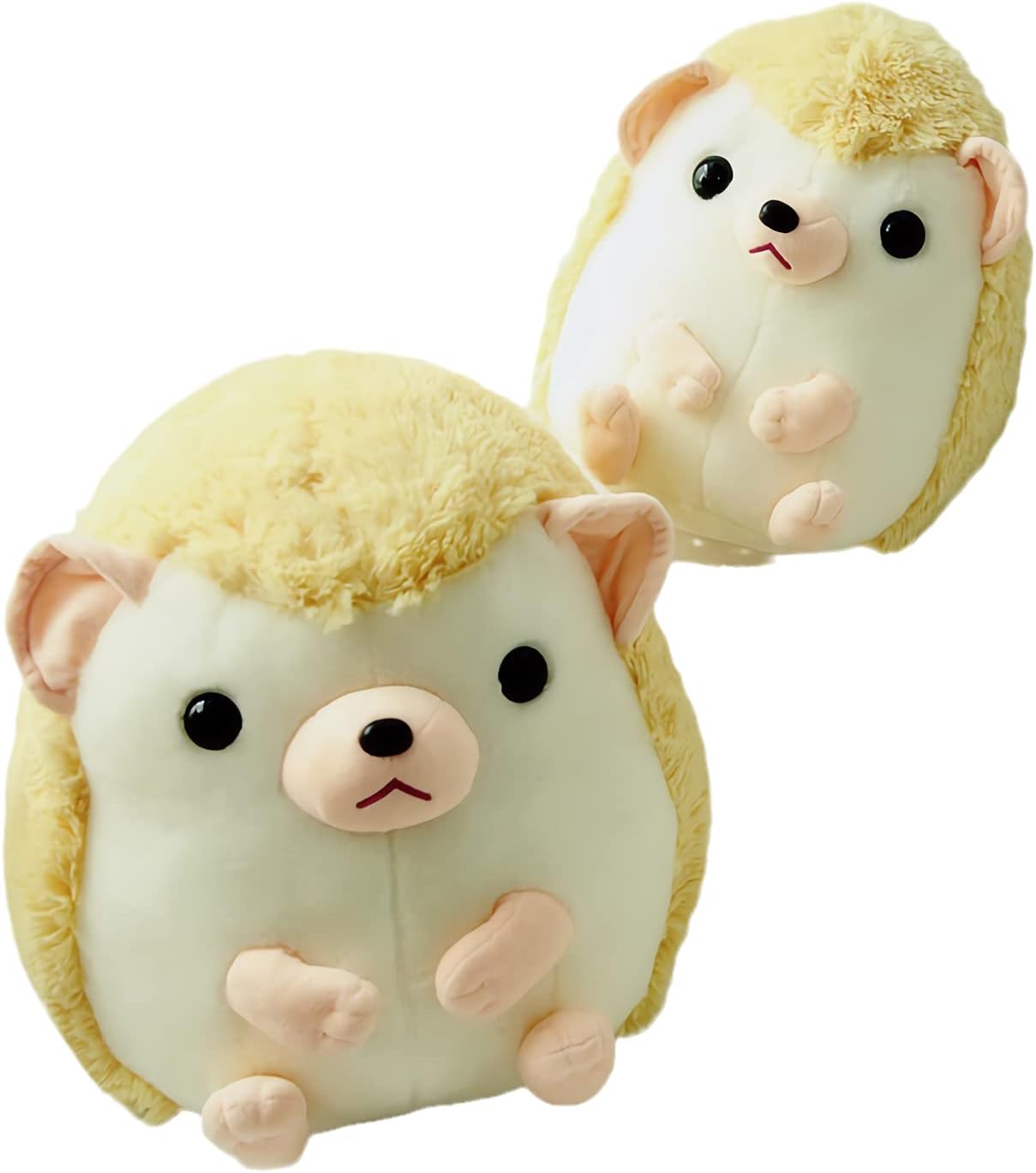 Almohada corporal de peluche de erizo linda, almohada de peluche de erizo kawaii, muñecas de almohada de erizo gordito, juguetes de felpa súper
