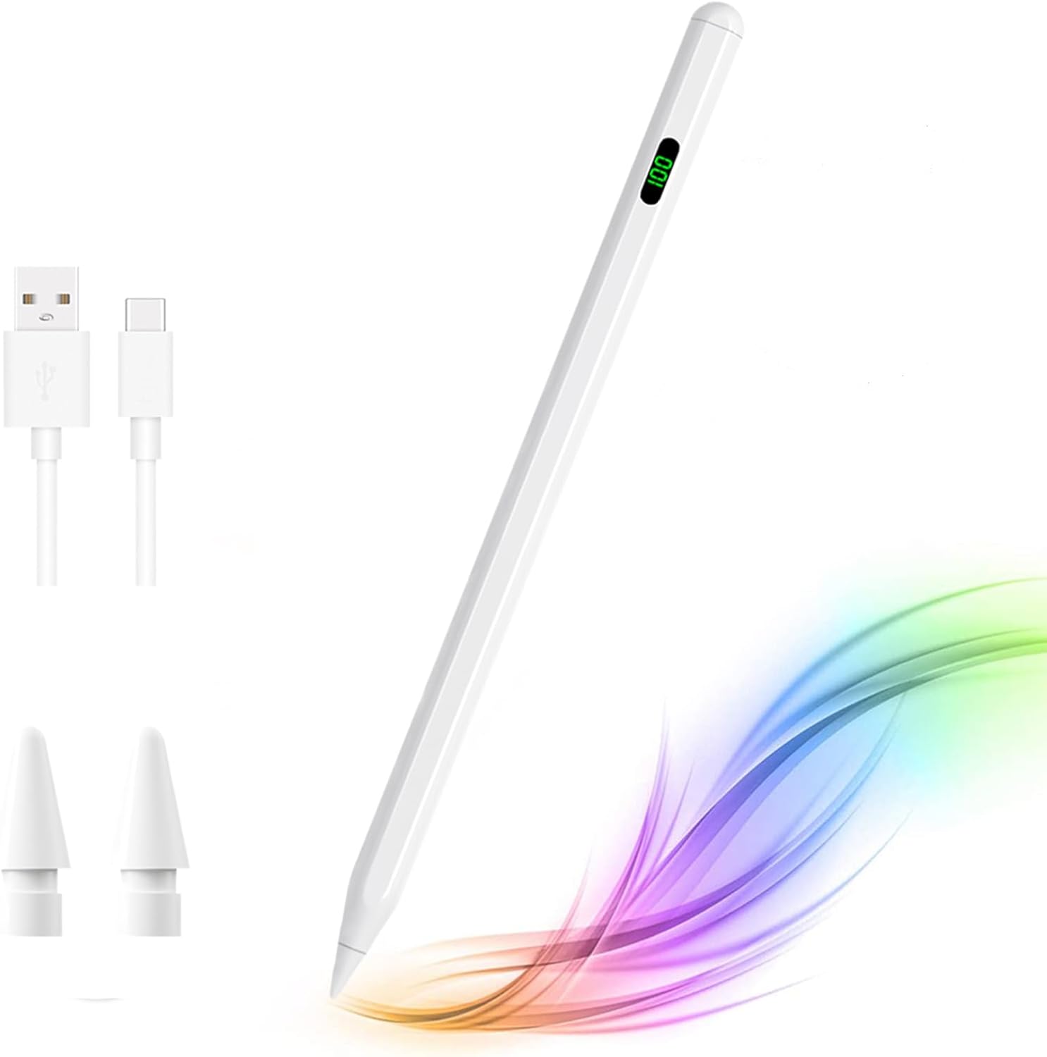 Lápiz óptico para Apple iPad Pencil10 9 generación, iPad Pencil para iPad Active Pencil compatible con Apple iPad Pro 11 y 12.9 pulgadas, iPad 876
