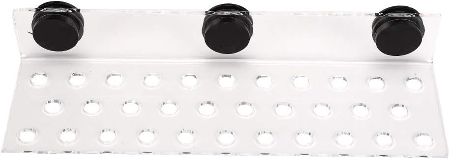 TOPINCN Coral Frag Rack Acrílico Magnético Coral Frag Soporte Soporte Coral SPS Botón Base para acuario de pecera (32 agujeros)