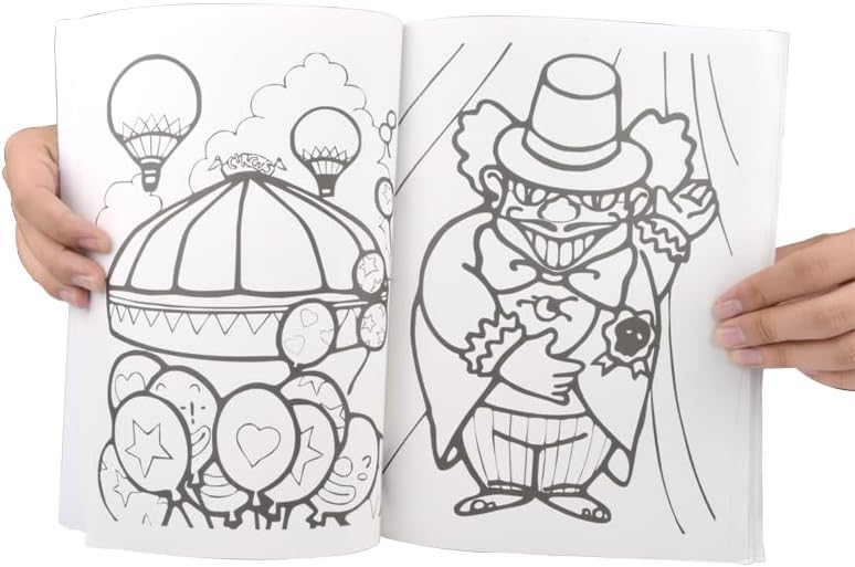 sumrica Magic – 1 libro mágico para colorear, para niños, adolescentes y adultos (amarillo grande)
