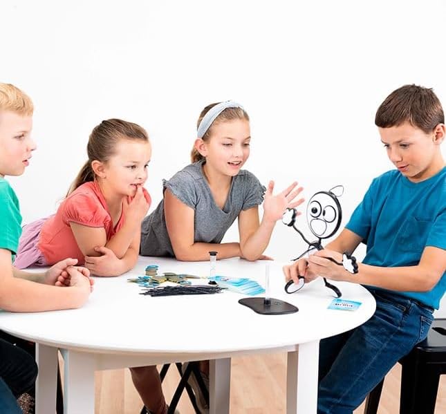 Fat Brain Toys Mr. Bendy – Manualidad, curva y adivina! Juego de fiesta para niños y adultos