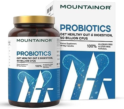 Fórmula probiótica avanzada con 50 mil millones de UFC y 16 cepas probióticas – 60 cápsulas vegetales para hombres y mujeres cápsulas probióticas