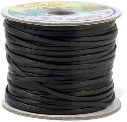 Tandy Leather Encaje Imperial 18″ x 50 yardas (0.118 in x 149.9 ft) Negro 5100-01