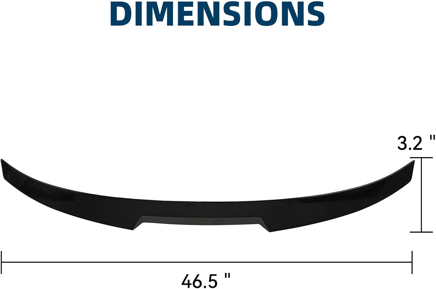 Alerón trasero negro brillante para maletero para BMW compatible con 2007-2013 E92 3 Series 328i E90 M3 335i 335xi 335is 335i 328i 328xi (Regular)
